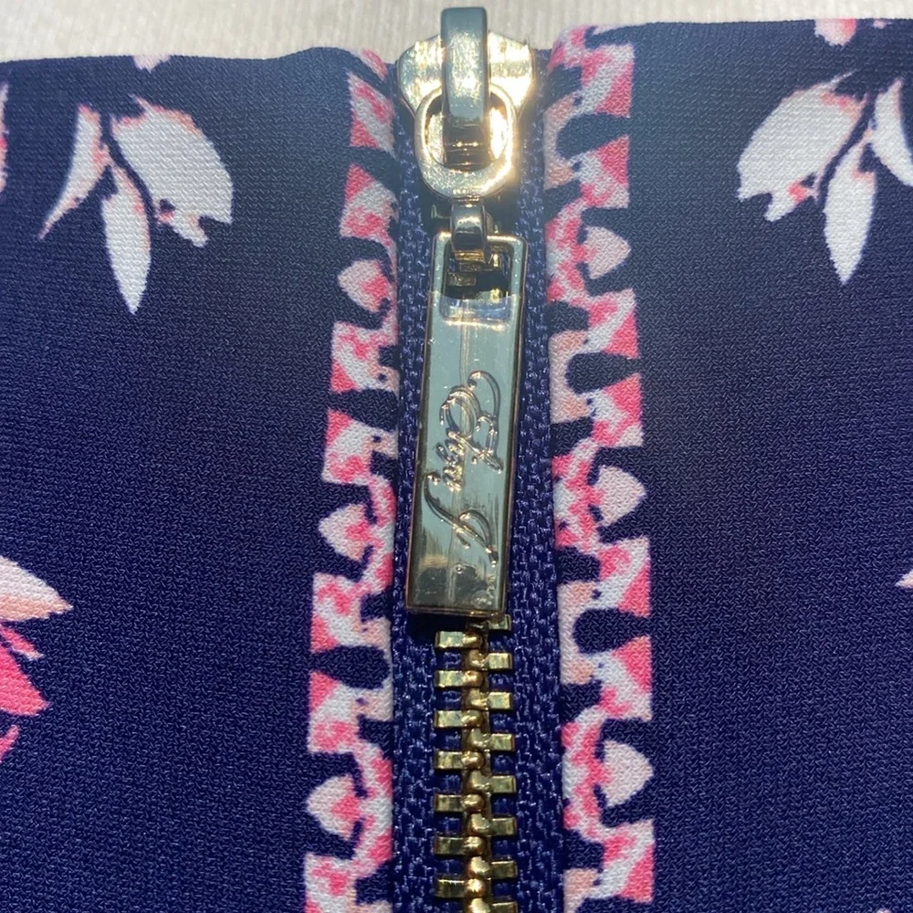 NWT Eliza J. Posted k, blue& white dress, see measurements in photos. - Picture 5 of 15